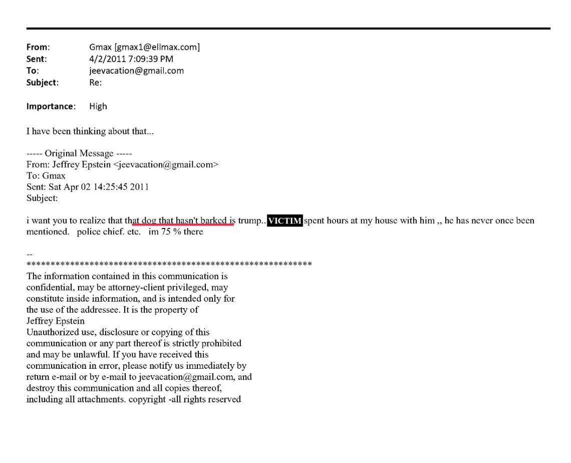 Демократическая партия США опубликовала ряд писем Джеффри Эпштейна из которых становится понятно что бульдозер американской политики в теме часами насиловал жертв и поэтому будет молчать как эта самая собака которая боится гавкнуть Напомню что ранее Илон Маск так же обвинял Трампа в педофилии