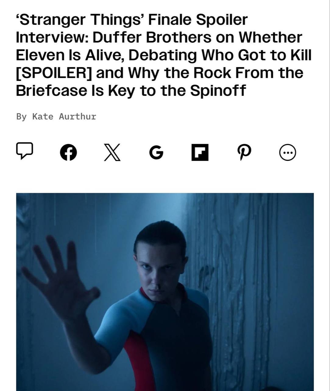 Братья Дафферы подтвердили работу над спин оффом Очень странных дел Новый проект будет представлять собой самостоятельный сериал с отдельной сюжетной линией и собственной мифологией Спин офф исследует совершенно новую мифологию Так что мы не будем раскрывать историю Истязателя разума Это будет очень свежий и новый проект но да он ответит на некоторые оставшиеся вопросы В этом году еще ждем мульт Очень странные дела истории из 85 го