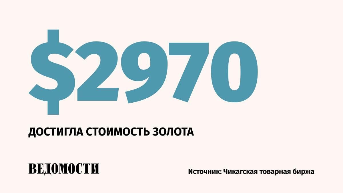 Стоимость золота на бирже достигла нового исторического максимума, впервые превысив отметку в $2970 за тройскую унцию.   Новый рекорд превзошел максимум 11 февраля 2025 года, когда стоимость золота поднималась до $2968,5 на фоне возможного введения пошлин со стороны администрации президента США Дональда Трампа.    Рост цен на золото поддерживается рядом факторов, в числе которых неопределенность в отношении экономической политики США и ее влияния на мировые рынки. CNBC со ссылкой на экспертов отмечает, что центральные банки продолжают активно пополнять свои золотовалютные резервы, что создает дополнительный спрос на драгметалл.    Подпишитесь на «Ведомости»