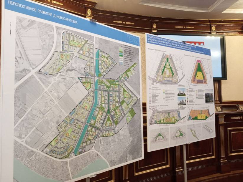 Градостроительный совет Ленобласти обсудил на заседании два проекта планировки новых жилых кварталов в Новосаратовке где в перспективе смогут проживать около 9 3 тыс человек
