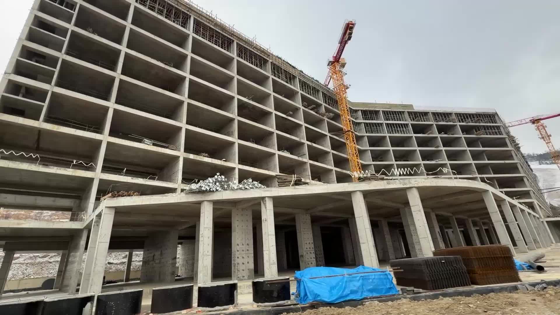 Губернатор Сахалинской области проверил строительство новых объектов на курорте Горный воздух