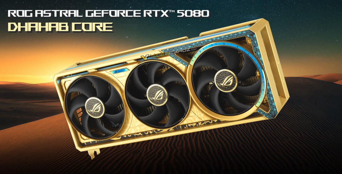 Asus выпустила ROG Astral Dhahab Edition для 5080    После флагманской RTX 5090 компания представила аналогичную «золотую» версию и для RTX 5080  Раскошелились бы на такую?   - красота!    - некуда тратить деньги edition?    Следи за новостями VA-PC   Наш менеджер для связи