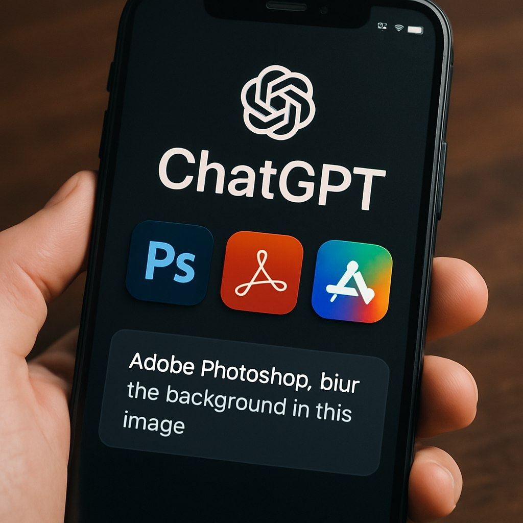 Adobe запускает новые возможности для пользователей ChatGPT Теперь в ChatGPT доступны приложения Photoshop Acrobat и Adobe Express которые позволят пользователям редактировать фотографии и PDF документы прямо в чате Редактирование станет проще достаточно загрузить файл и ввести команду например Adobe Photoshop помоги размытить фон на этом изображении Все приложения бесплатны для использования и в течение одной сессии можно вносить изменения без повторного указания названия приложения PRO AI OFFICIAL