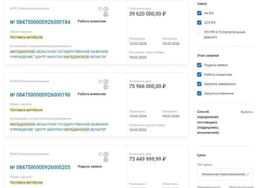 Правительство Носова ретиво скупает комфортабельные автобусы на сотни миллионов рублей На регулярных маршрутах в районы области людям предоставляют вахтовки С 2019 года на сайте госзакупок Колыма получила до 40 автобусов и несколько вахтовок Последние мощно критикуются пассажирами по пути в муниципалитеты Нежданно негаданно трястись в будке грузовика вместо автобуса сотни километров стерпит не каждый Вонь гарью и никакущий климат контроль добавляют неудобств и летом и зимой Гадости в конце поездки сыпятся на всю округу Годами презентованый чиновниками пассажирский транспорт чаще всего встречался в рекламных акциях для СМИ И бесследно пропадал Приличные рейсовые автобусы которые магаданцы нередко наблюдают в аэропорту и на автовокзале принадлежат частникам Треть миллиарда рублей из регионального бюджета ещё потратят на приобретение общественного транспорта в последние несколько месяцев Увидят ли колымчане на линии новые государственные автобусы представить сложно