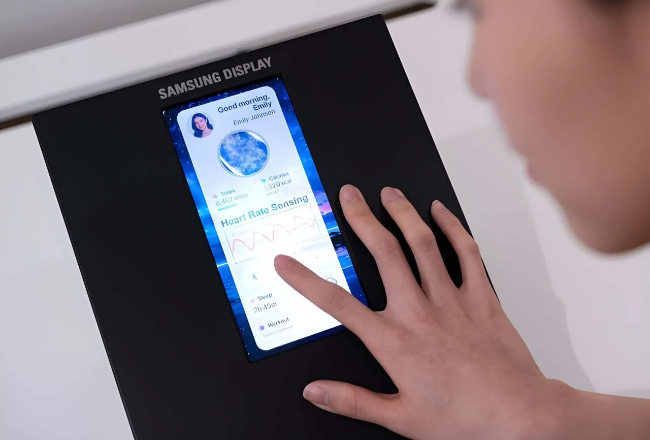 Новые OLED от Samsung энергоэффективная яркость и измерение пульса Южнокорейский техногигант продемонстрировал сразу две разработки Flex Chroma Pixel новая технология производства дисплеев в которой используется сенсибилизированная флуоресценция в сочетании с собственным поляризатором Samsung Это позволяет одновременно достичь 3000 нит яркости 96 покрытия BT 2020 снижение энергопотребления и насыщенных цветов Изначально технология ориентирована на OLED телевизоры А вот Sensor OLED попадет в смартфоны эта технология позволяет объединять RGB и OPD пиксели в одном слое с плотностью 500 PPI Как итог это позволяет добиться четкой картинки и считывать пульс и кровяное давление прямо с приложенного к дисплею пальца При этом технология совместима с Flex Magic Pixel которая дебютировала в Galaxy S26 Ultra и позволяет управлять углами обзора Мой Компьютер