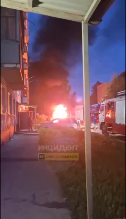 Взрыв такси в Новосибирске: водитель с ожогами направлен на лечение