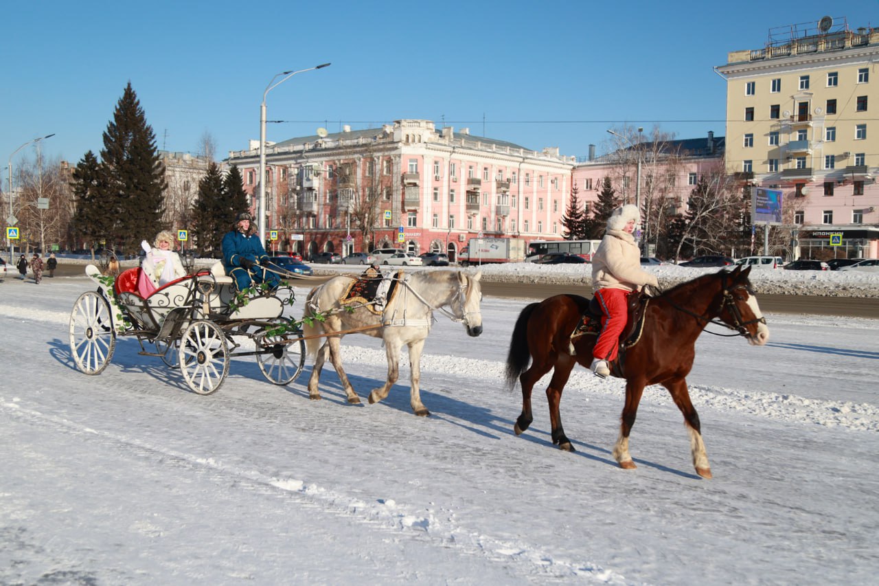 В Алтайском госуниверситете отпраздновали День российского студенчества вместе с "императрицей" Елизаветой Петровной.  Главная гостья праздника прибыла к университету в сопровождении конного кортежа. У одного из корпусов был организован концерт, развлекательная программа и угощения. Больше фото на сайте.  Фото: Толк/Олег Укладов    ТОЛK