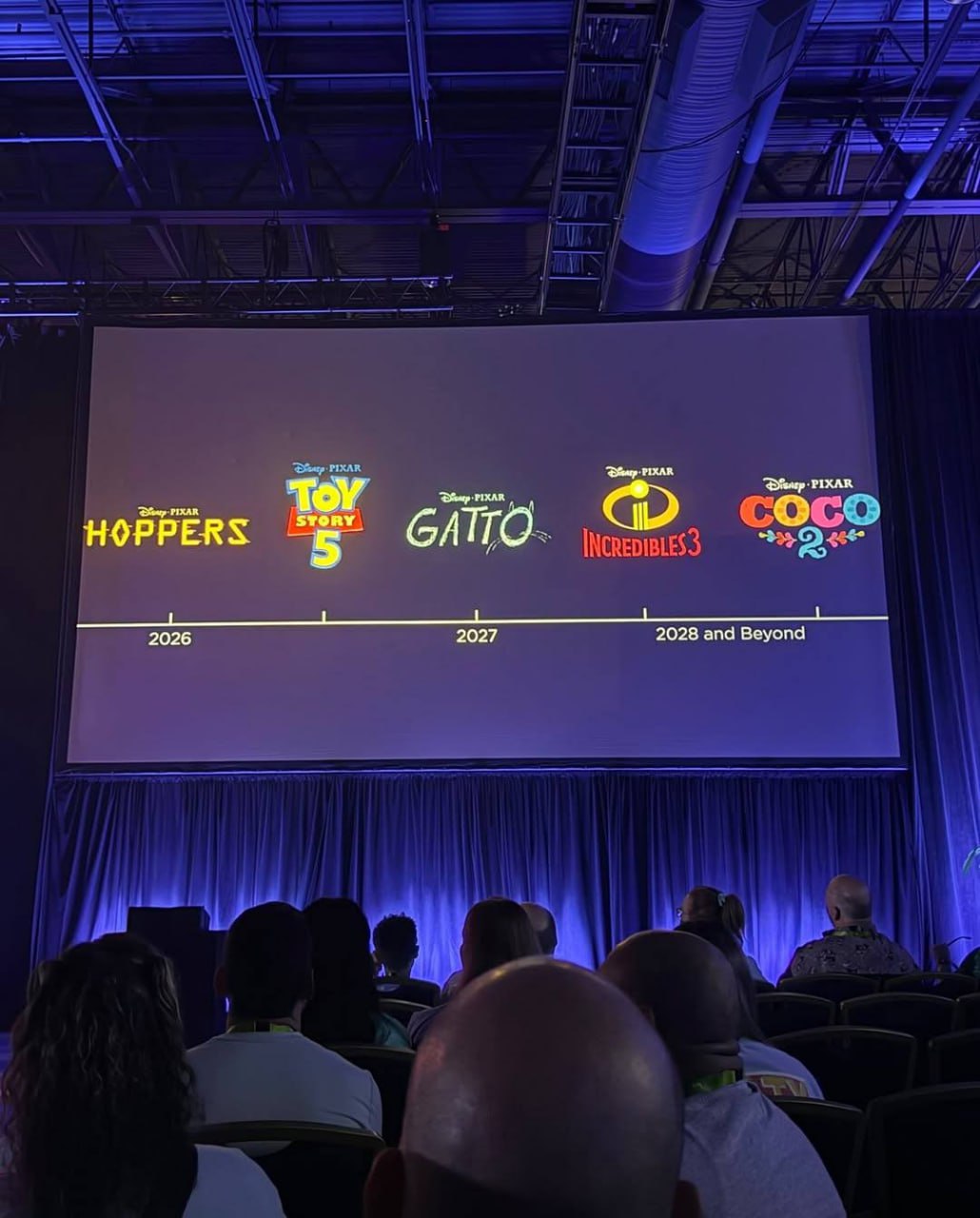 Суперсемейка 3 появится на экранах в 2028 году Pixar представили расписание своих премьер на 4 года вперёд Прыгуны 6 марта 2026 История игрушек 5 19 июня 2026 Гатто 18 июня 2027 Суперсемейка 3 лето 2028 Тайна Коко 2 2029 Киноманы что то записали в блокнот