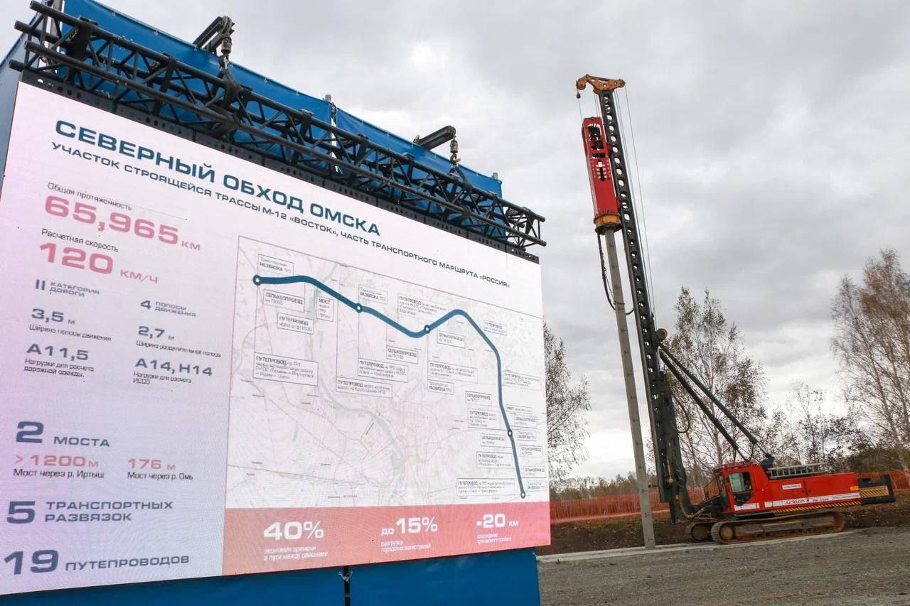 Омская область получит дополнительно 1 млрд рублей на Северный обход Омской области на строительство Северного обхода города Омска будет дополнительно выделен 1 млрд рублей Такое решение принято правительством РФ Кроме того еще 150 млн рублей направят региону на ремонт региональных и муниципальных дорог Губернатор Омской области Виталий Хоценко отметил важность принятого кабмином РФ решения Выделение федеральных средств позволит ускорить строительство ключевого транспортного объекта и продолжить обновление дорожной сети региона Проект строительство Северного обхода включает возведение двух мостов через Иртыш и Омь пяти транспортных развязок и 19 путепроводов