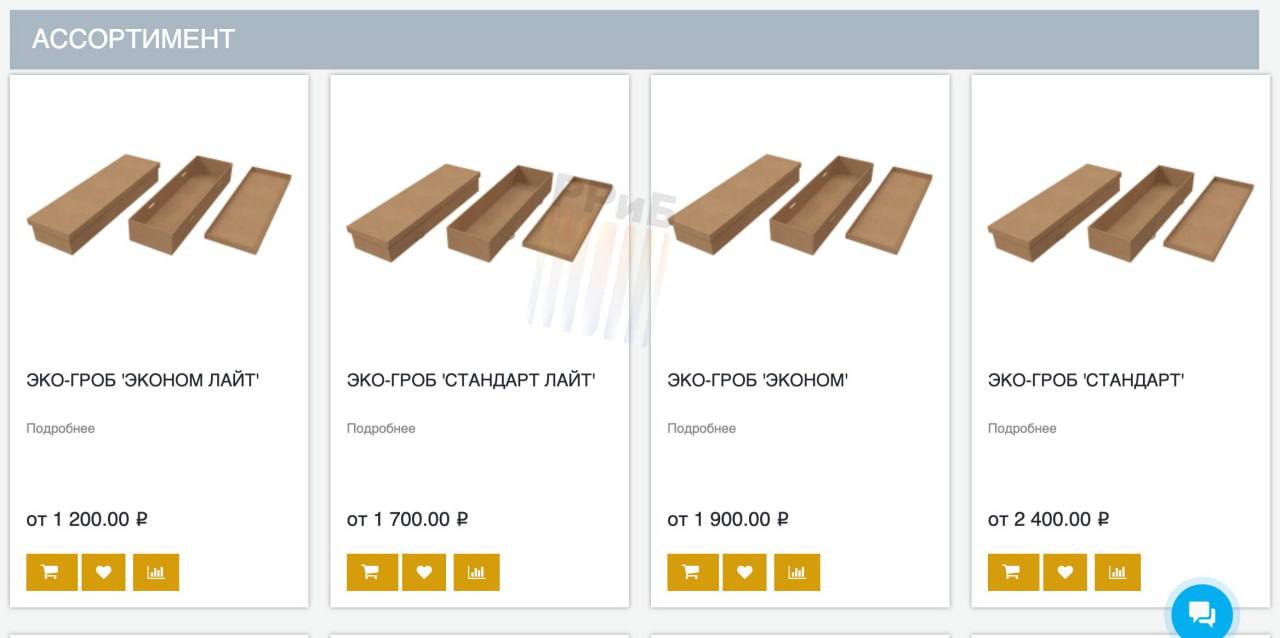 В России возник новый эко-тренд — картонные гробы. Люди массово скупают для усопших близких дешёвую альтернативу деревянным ящикам. Такие гробы полностью разлагаются в земле всего за полгода, в то время как классическому аналогу необходимы десятки лет. Прайс — от 1,5 до 6 тысяч рублей. «Люксовые» экземпляры стоят до 200 тысяч. По словам продавцов, вещь выдерживает нагрузку до 150 кг и быстро сгорает во время кремации. Точка роста