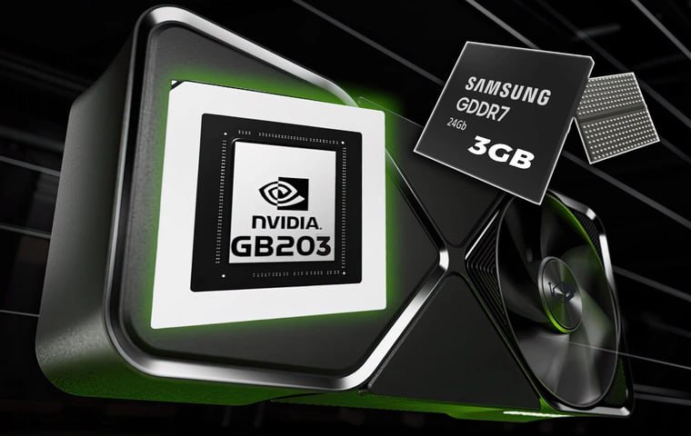 Samsung запустила массовое производство GDDR7 на 24 Гбит для будущих флагманов NVIDIA Компания Samsung официально объявила о старте массового производства новых микросхем GDDR7 с плотностью 24 Гбит 3 ГБ на чип Ключевые детали Характеристики GDDR7 Плотность 24 Гбит 3 ГБ на чип Скорость 28 Гбит с массовое производство Дополнительные варианты 32 и 36 Гбит с статус Sampling Корпус 266 FBGA Обозначения K4VCF325ZC SC28 SC32 SC36 Контекст Чипы аналогичны тем что упоминались в промо RTX 5090 Рост цен на DRAM может сдвинуть релиз RTX 50 Super на Q3 2026 Тем не менее производство памяти идёт по плану Влияние на будущие видеокарты RTX 5070 Super возможная конфигурация 18 ГБ VRAM против 12 ГБ у RTX 5070 RTX 5080 Super слухи о применении более быстрых чипов GDDR7 на 32 Гбит с Новая память обеспечит рост пропускной способности и энергоэффективности Что для вас важнее в будущих видеокартах больший объём памяти или её максимальная скорость Заказать сборку ПК в InterPC Закрытый чат Наши каналы Nvidiа Sаmsung Тeхнoлoгии