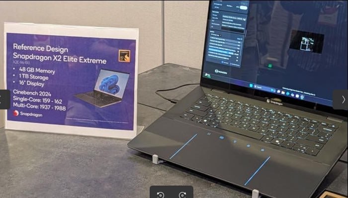 Qualcomm Snapdragon X2 Elite Extreme протестировали в Cinebench 2024 В однопоточном режиме он набрал 162 балла в многопоточном 1968 Это немного ниже Apple M4 Max 179 и 2025 Новый Snapdragon с 18 ядрами будет применяться в ноутбуках и мини ПК Однако конкурировать придётся не только с Apple но и с грядущими Intel Panther Lake и AMD Medusa Point которые обещают заметный прирост производительности