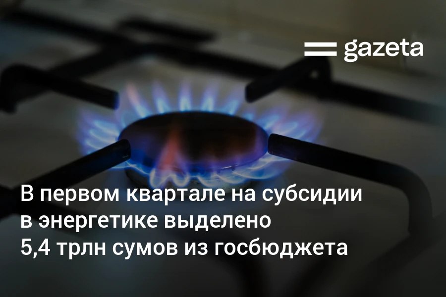 В первом квартале правительство Узбекистана выделило 8 трлн сумов субсидий — на 28% меньше, чем год назад. Большая часть этих средств по-прежнему приходится на компенсации в сфере энергетики. Telegram Instagram YouTube