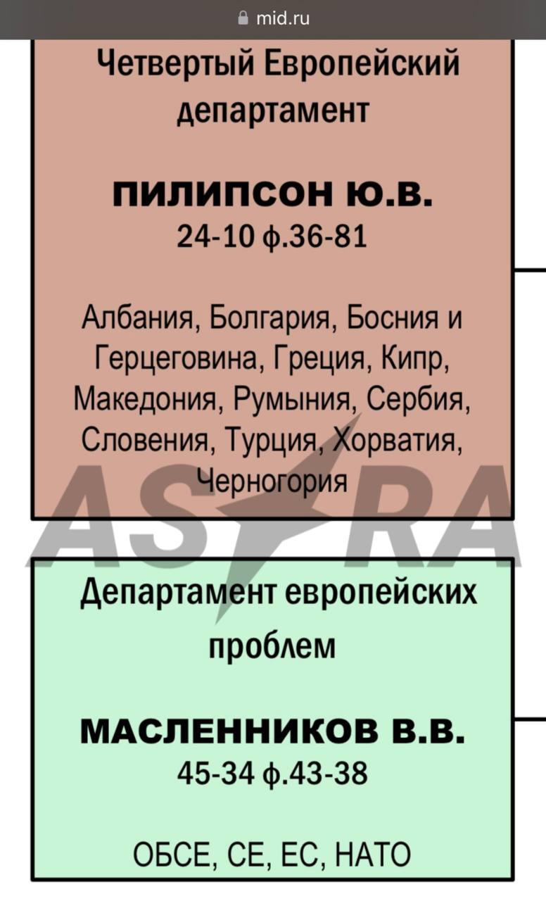 В МИД России теперь появился «Департамент европейских проблем»  Бывший «Департамент общеевропейского сотрудничества» переименовали в «Департамент европейских проблем». Теперь он займётся взаимодействием с ОБСЕ, ЕС и НАТО, причём Евросоюз значится как «недружественный».  Не можем решить свои проблемы? Поговорим про европейские!