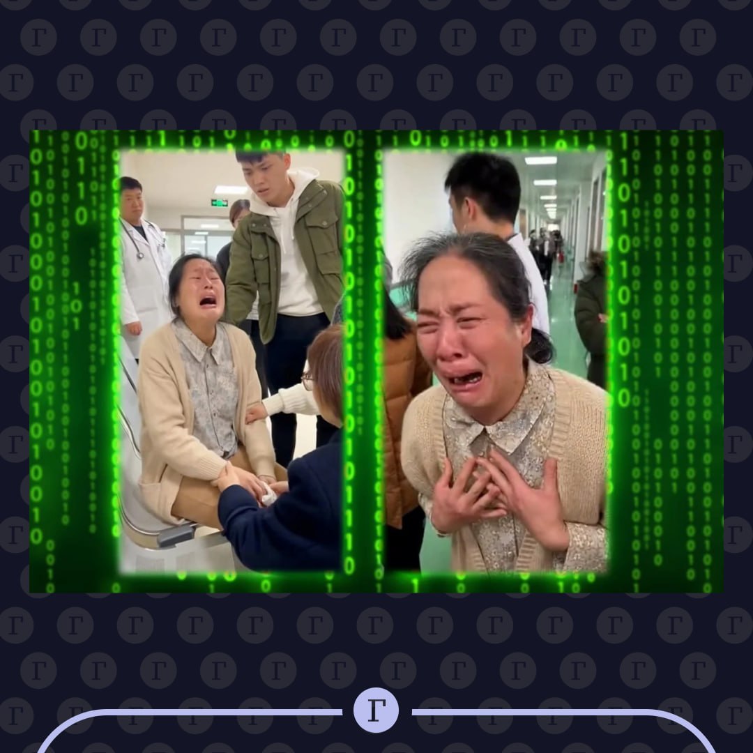 Фейковые видео с раскаивающимися бездетными женщинами набирают популярность в Китае В соцсетях с короткими роликами появился сгенерированный ИИ контент где якобы 50 летние женщины горько плачут в коридоре больницы из за того что не вышли замуж и не завели детей Окружающие их сгенерированные люди молча смотрят на истерику Старшее поколение рассылает эти ролики своим одиноким детям называя их важным образовательным инструментом для недалеких молодых людей   В прошлом году в Китае было зафиксировано рекордно низкое количество новых браков с 1980 года 6 1 миллиона пар   Читайте Газету Ru в MAX