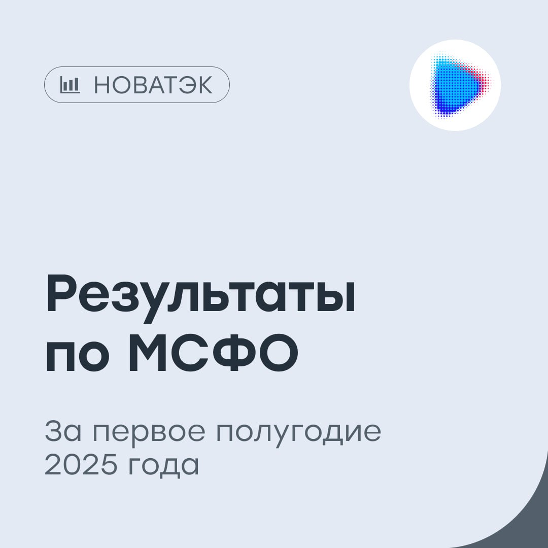 НОВАТЭК: сокращение чистого долга — всегда хорошо   Один из крупнейших производителей природного газа представил финансовые результаты по МСФО за первое полугодие 2025 года:   Выручка выросла на 6,9% год к году и составила 804,3 млрд рублей.   Чистая прибыль снизилась на 34%, до 225,7 млрд рублей. Прибыль, относящаяся к акционерам, нормализованная без учета эффекта от курсовых разниц снизилась на 17%, до 237,1 млрд рублей.   Нормализованная EBITDA снизилась на 1,8% и составила 471,8 млрд рублей.   Операционные расходы выросли на 9,9%, до 628,4 млрд рублей.   Чистый долг сократился на 22,5% и составил 108,4 млрд рублей. Долгосрочные обязательства снизились на 21,8%, до 359,9 млрд рублей.  Чистые денежные средства, полученные от операционной деятельности, выросли на 7,3%, до 195,7 млрд рублей.   Добыча углеводородов выросла с 331 до 337 млн бнэ.  Результаты НОВАТЭКа в целом соответствуют ожиданиям и прогнозу аналитиков «Цифра брокер». Несмотря на снижение чистой прибыли, которое было предсказуемо на фоне роста расходов и снижения доходов от курсовых разниц, отчет можно назвать нейтрально-позитивным. Особенно стоит выделить существенное сокращение чистого долга и долгосрочных обязательств — это важный сигнал устойчивости компании в текущей рыночной конъюнктуре. Операционный денежный поток остался сильным, несмотря на незначительное снижение EBITDA, а сокращение капитальных затрат указывает на более взвешенный подход к инвестициям. НОВАТЭК продолжает демонстрировать устойчивую финансовую модель и сохраняет потенциал для стабильной генерации свободного денежного потока даже в условиях сильного внешнего давления, а также может заплатить дивиденды в размере около 29 рублей за акцию.   Наш таргет по акциям НОВАТЭКа — 1824 рубля  покупать .  #NVTK
