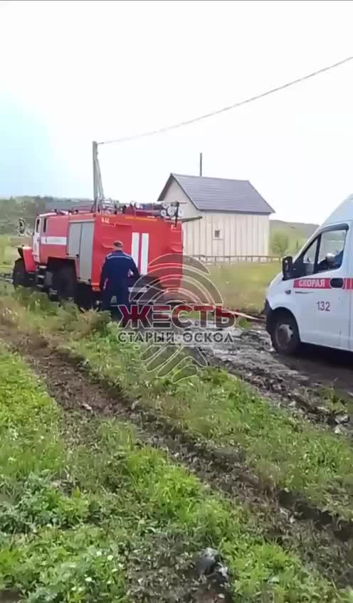 Скорая помощь не смогла доехать до пациентки в Старом Осколе из-за плохой дороги