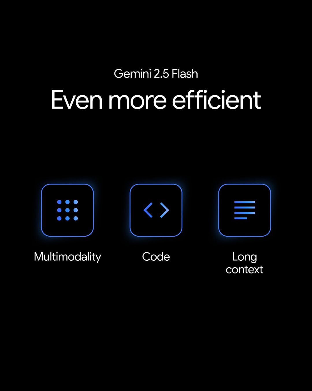 На Google I/O презентовали обновленную Gemini 2.5 Flash. Модель теперь лучше кодит, работает с изображениями и длинными контекстом, тратя при этом до 30% меньше токенов. Попробовать уже можно в AI Studio в списке моделей нужно выбрать Gemini 2.5 Flash Preview 05-20 . Также Google анонсировали: Обновленный генератор видео Veo 3; Управление длиной размышлений для Gemini 2.5 Pro; Режим Deep Think для 2.5 Pro — с ним модель обходит OpenAI o3! Синхронный перевод речи в Google Meet с сохранением вашего голоса! Открыли ИИ-агента Jules для всех; Улучшения представленного ранее Project Astra — прототипа голосового ИИ-ассистента, который может управлять устройством во время вашего общения. Wow! Мяч на стороне OpenAI и Anthropic, DeepSeek, xAI, Qwen и компании Цукерберга ?