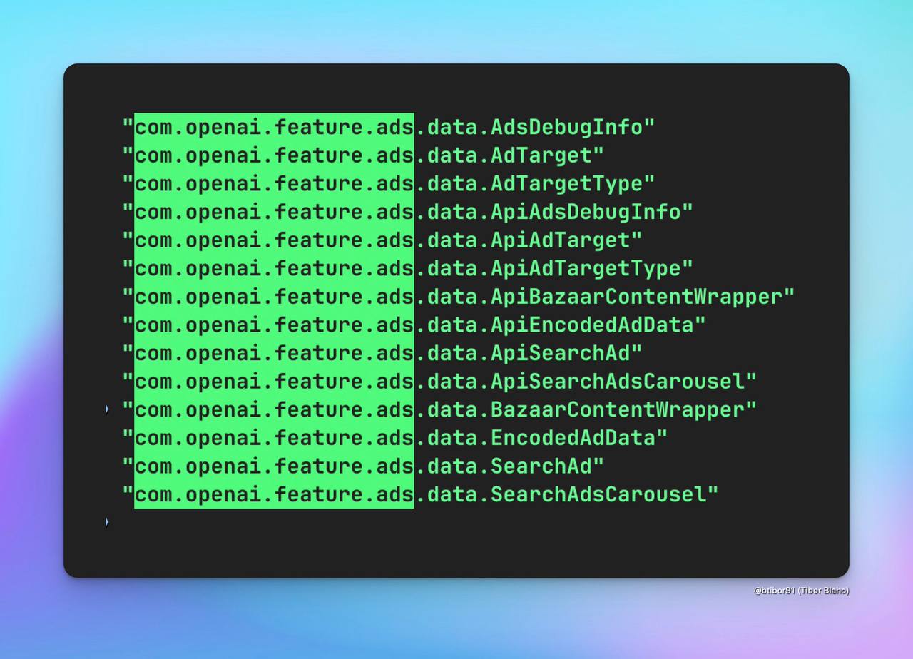 В ChatGPT появится РЕКЛАМА строки с новыми фичами нашли в коде бота Следы обнаружили пока только в Android приложении рекламу будут подсовывать во время ИИ поиска Скорее всего это будут рекомендации сервисов по запросу юзера Готовимся к мусорным ответам GPT PushEnter