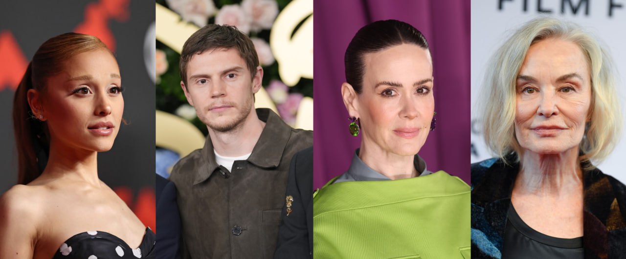 Ариана Гранде сыграет в новом сезоне Американской истории ужасов о чем сообщил создатель сериала Райан Мерфи в соцсетях В нем также появятся Эван Питерс Сара Полсон и Джессика Лэнг которые снимались и в прошлых частях антологии В актерский состав также вошли Анджела Бассетт Кэти Бейтс Эмма Робертс Билли Лурд Габури Сидибе и Лесли Гроссман Премьера новых серий состоится 31 октября 2026 года Фото Getty Images Кинопоиск Новости