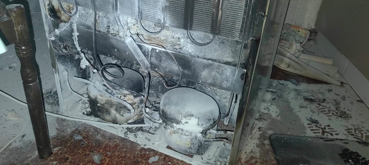 В долинской пятиэтажке загорелся холодильник    В результате происшествия никто не пострадал: