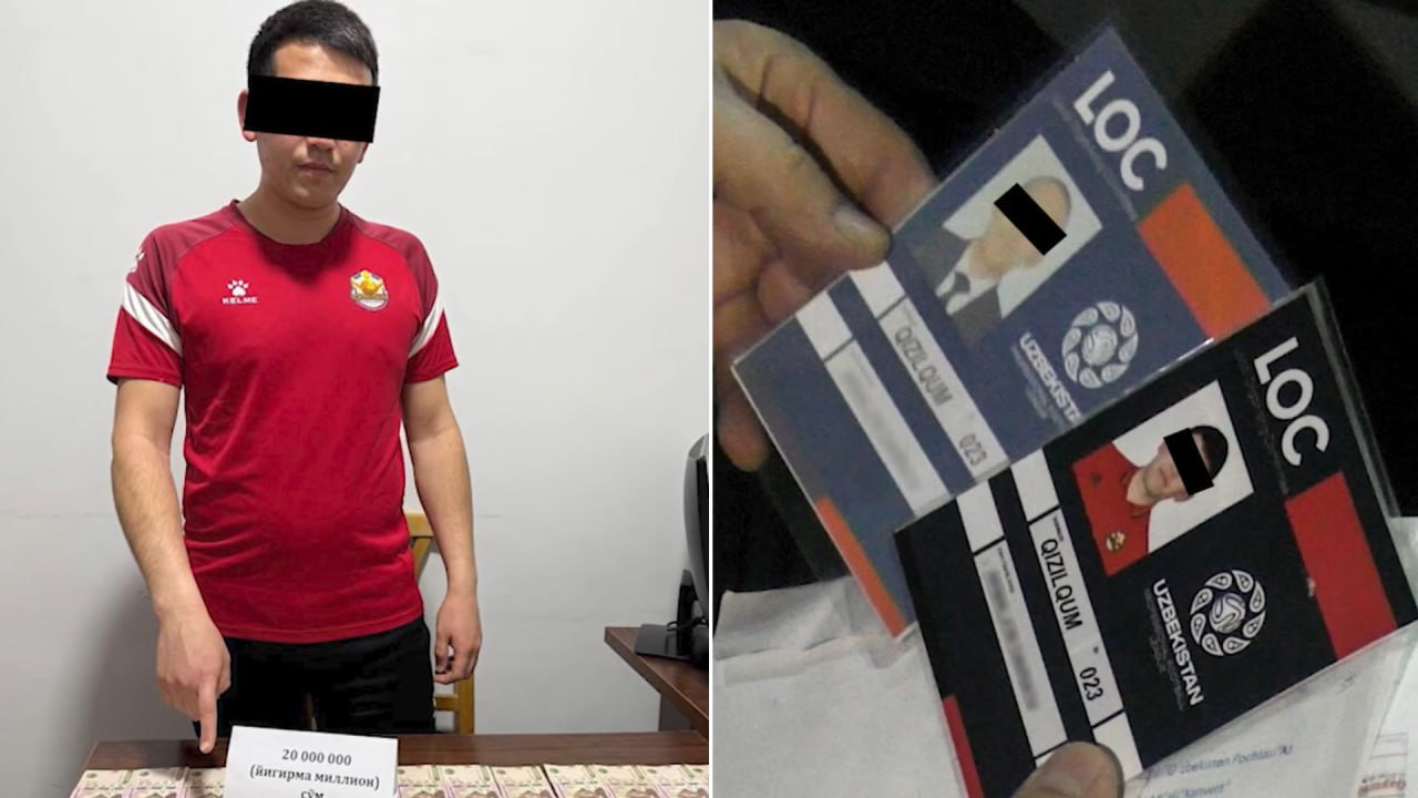 При получении взятки задержан главный тренер команды U 19 ФК Кызылкум видео Тренер требовал 20 млн сумов за включение 17 летнего юноши в основной состав команды   uznews uz ru news 107495 uznews