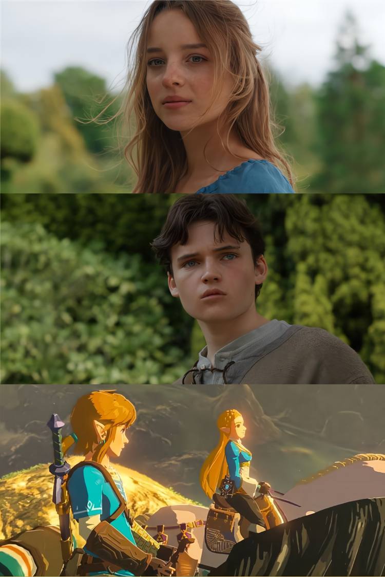 В экранизации серии видеоигр The Legend of Zelda роль Зельды исполнит Бо Брагасон  «Вампиры лёгкого поведения» , а Линка —  Бенжамин Эйнсуорт  «Призраки усадьбы Блай» .   О касте сообщил создатель франшизы Сигэру Миямото. Картина выйдет в мае 2027 года.