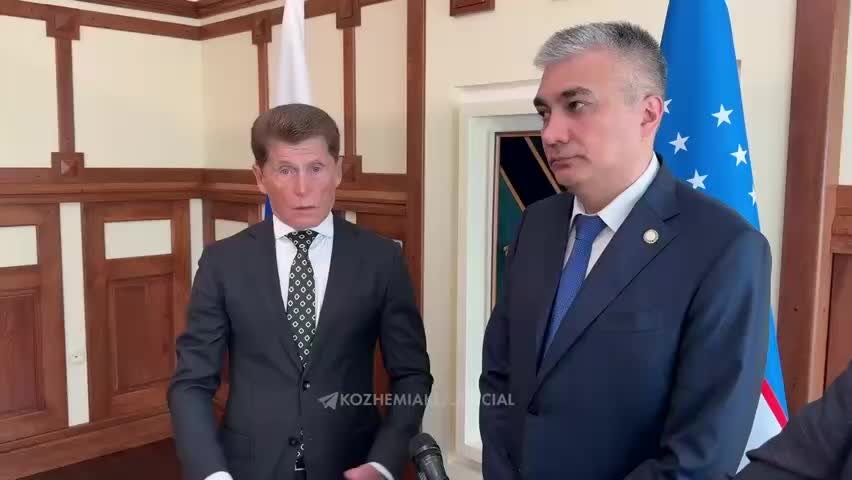 Обсуждение культурного и экономического сотрудничества между Приморьем и Узбекистаном