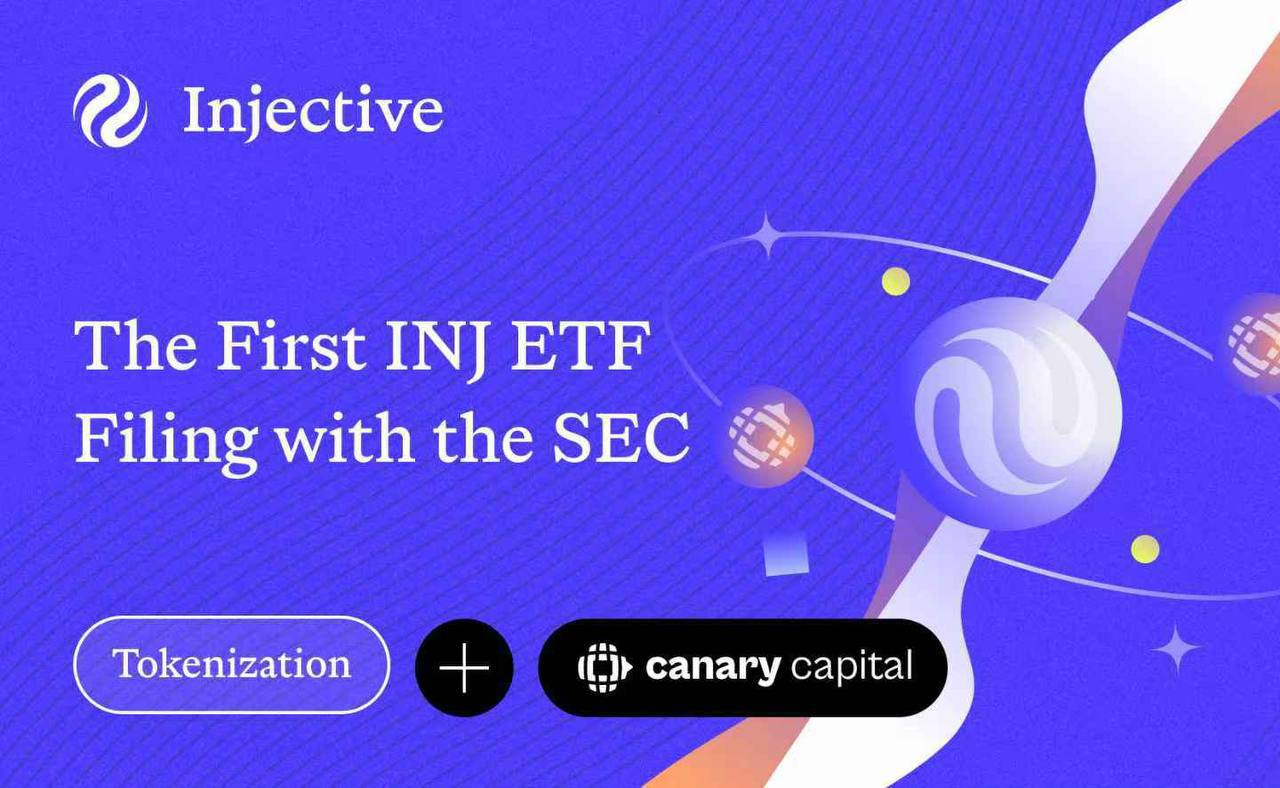 Canary Capital подала первую заявку на ETF INJ в SEC.