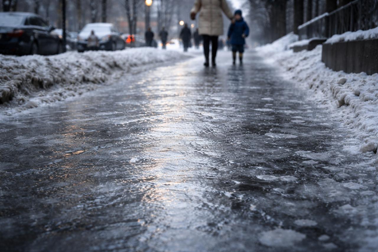 Теплый фронт циклона Леони ухудшит погодные условия в Беларуси 26 января На большей части страны пройдет ледяной и переохлажденный дождь на севере снег и метели Зона гололеда к вечеру за исключением севера охватит большинство районов страны  Читайте нас на САЙТЕ и в соцсетях Instagram ВК Одноклассники Facebook