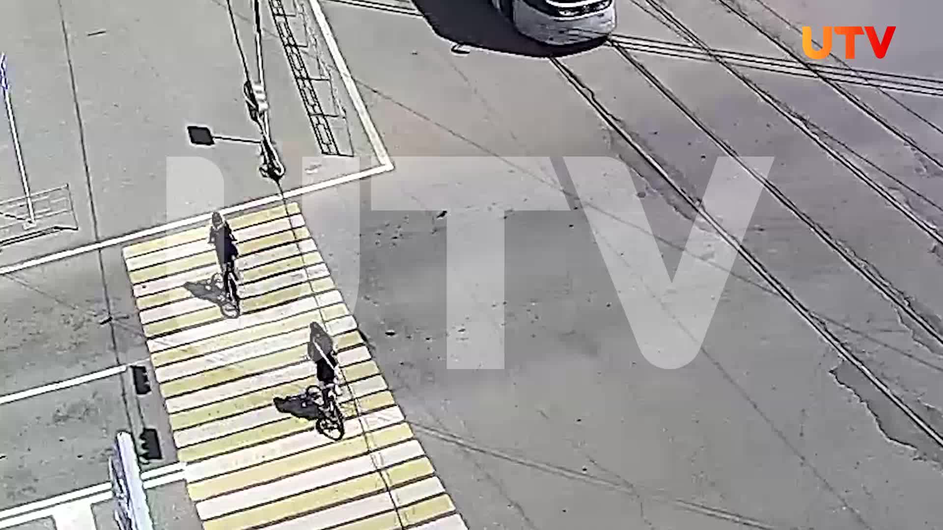 В Уфе 14-летняя велосипедистка пострадала в ДТП на пешеходном переходе