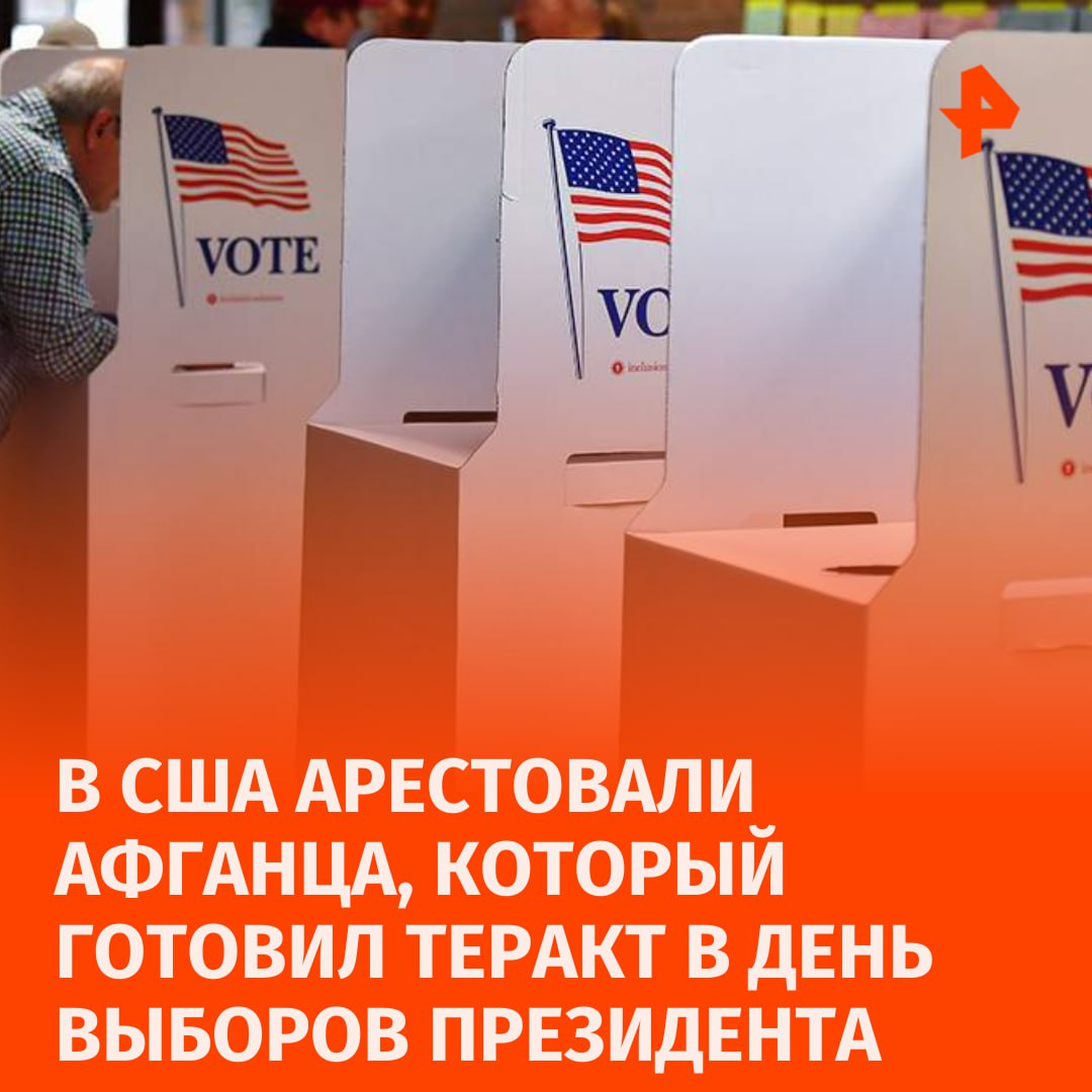 Афганца арестовали за подготовку теракта в день президентских выборов в США, сообщили в американском минюсте.  Насир Ахмад Таухеди приобретал оружие для проведения атаки на территории Соединенных Штатов, пытался обеспечить материальную поддержку террористической организации, а также сам планировал исполнить теракт. Кроме того,полицейские арестовали его сообщника.  Таухеди грозит до 20 лет тюрьмы за оказание помощи террористической организации и до 15 лет тюрьмы за получение оружия с целью совершения преступления, сообщили в ведомстве.       Отправить новость