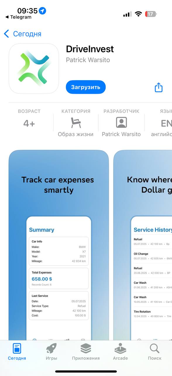 Сбербанк выпустил партизанское брокерское приложение для iOS SBER Сбер распространил в социальных сетях ссылку на приложение своего инвестиционного подразделения Оно называется DriveInvest в качестве его издателя в AppStore указан Patrick Warsito убедились РБК Инвестиции Опытные пользователи оценят полностью переработанный раздел Рынок появились три вкладки которые помогают быстро ориентироваться в событиях на рынке ловить важные сигналы и собирать портфель инвестиций осознанно и эффективно сказано в пресс релизе Сбера jkinvest news jkinvest