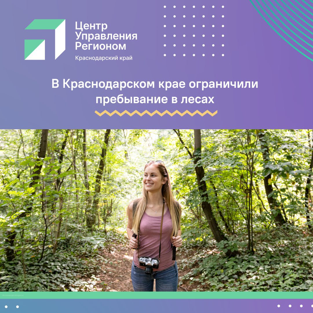 Ограничения на пребывание в лесах на Кубани продлили до 30 июля. Специальные меры в регионе действуют с 12 июня из-за повышенной пожароопасности. До конца июля в лесах Краснодарского края запрещено разводить костры и использовать мангалы. Также ограничили въезд транспорта. Пешие прогулки в лесах не запрещены, но туристам нужно обязательно соблюдать все меры противопожарной безопасности.