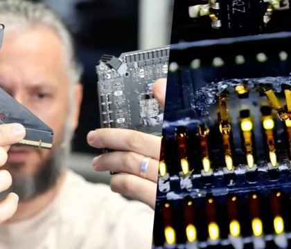 Эталонные RTX 5090 FE имеют низкую ремонтопригодность из за отсутствия запасных частей NorthridgeFix Журналиы тематического портала Videocardz обратили внимание на довольно любопытное видео выпущенное владельцем ремонтной мастерской NorthridgeFix На днях в его сервис поступило сразу две референсные видеокарты GeForce RTX 5090 Founders Edition с похожим дефектом