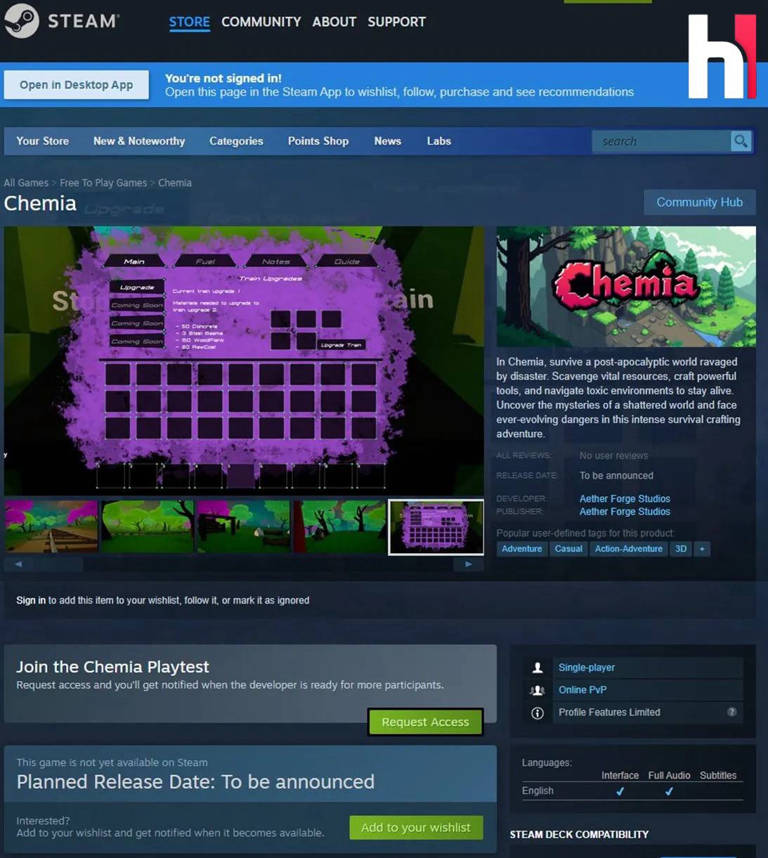 Steam подаёт геймерам вирусы под соусом «раннего доступа»     Хакерская группа под псевдонимом EncryptHub, также известная как Larva-208, внедрила вредоносное ПО в игру на платформе Steam, превратив её в инструмент для массового заражения пользователей  Целью атаки стала игра Chemia — выживалка с элементами крафта от студии Aether Forge Studios, находящаяся в статусе раннего доступа без официальной даты релиза   — Несколько дней назад злоумышленники добавили в игровые файлы вредоносные компоненты, незаметные для игроков и не мешающие работе самой игры   ‍  Этичный хакер
