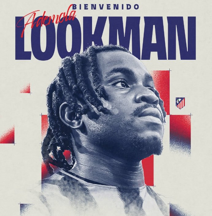 Официально Адемола Лукман стал игроком Атлетико за 40 млн 28 летний форвард подписал с мадридским клубом контракт до июня 2030 года