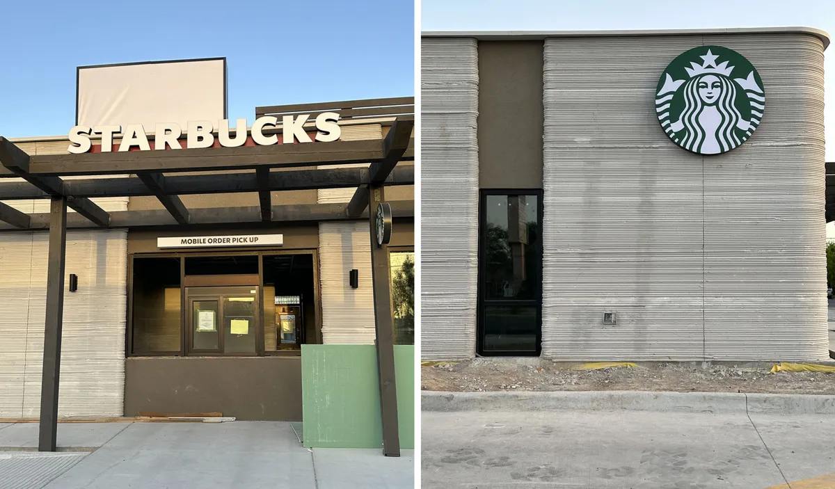 Кофейню Starbucks напечатали на 3D-принтере Заведение площадью 130 квадратных метров находится в Техасе и работает только на самовывоз и доставку. Соорудили кофейню с помощью принтера Cobod Bod2: он заправлялся материалом, который больше напоминает цемент, чем пластик. К слову, крышу и стены здания возводил робот. Как отмечают производители Cobod Bod2, сейчас в мире функционирует больше 50 таких принтеров. Белорусы, вопрос к вам: возвели бы себе дачу с помощью 3D-принтера? , если безусловно, и , если газосиликат ничто не заменит .