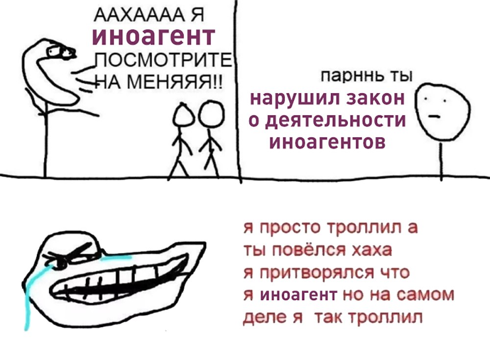 На парня который донёс сам на себя чтобы стать иноагентом завели дело о неисполнении обязанностей иноагента Три года назад 19 летний Марат Никандров решил по приколу заполнить специальную форму на сайте Минюста чтобы его внесли в реестр иностранных агентов И его таки внесли Я не ожидал что всё будет настолько серьёзно И мне страшно Очень так парень прокомментировал уголовное дело против него признан иноагентом А что ещё случилось
