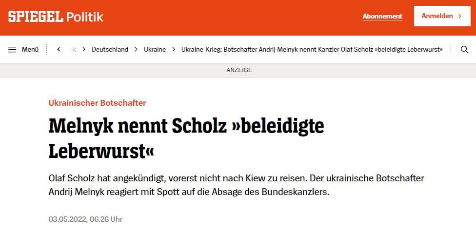Зеленский назначил постоянным представителем Украины при ООН Андрея Мельника, называвшего Шольца "обиженной ливерной колбасой"
