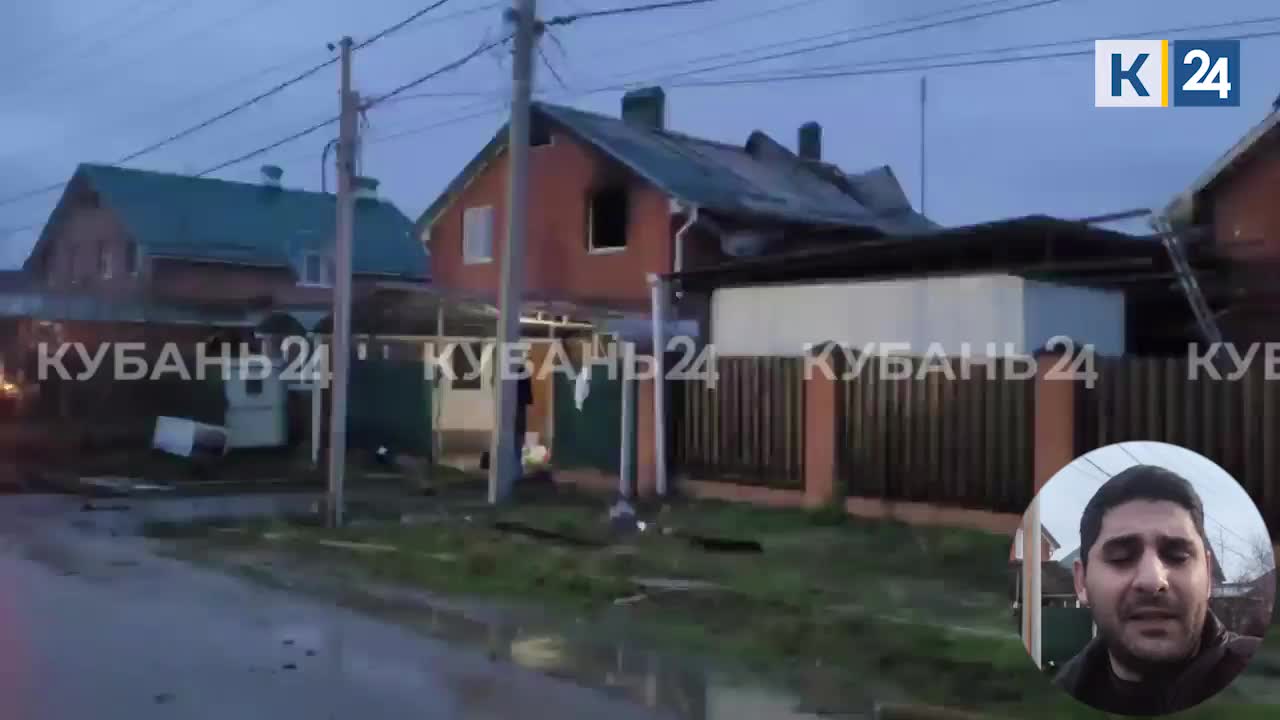 Падение обломков БПЛА в Ильском: два пострадавших и поврежденные дома