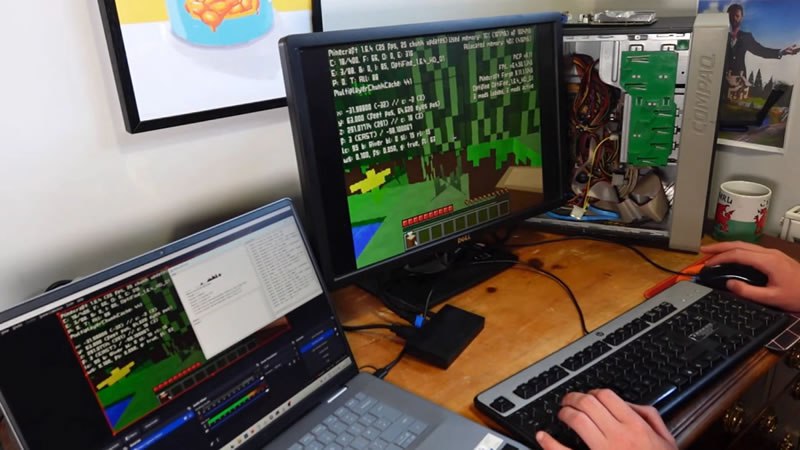Minecraft запустили на 20-летней видеокарте с 8 Мбайт видеопамяти Попытка запустить Minecraft на технически устаревшем оборудовании превратилась в масштабный эксперимент, который удивил даже его авторов. YouTube-канал Budget-Builds Official провёл серию тестов с разными версиями игры и настройками, чтобы добиться стабильной работы на системе 20-летней давности с мизерным по сегодняшним меркам объёмом видеопамяти. #minecraft #игры #игрыдляпк