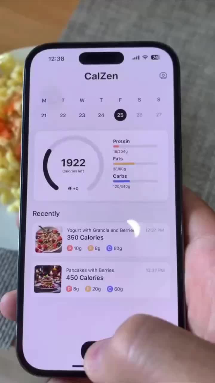 Приложение CalZen использует ИИ для подсчета калорий и оценки полезности блюд