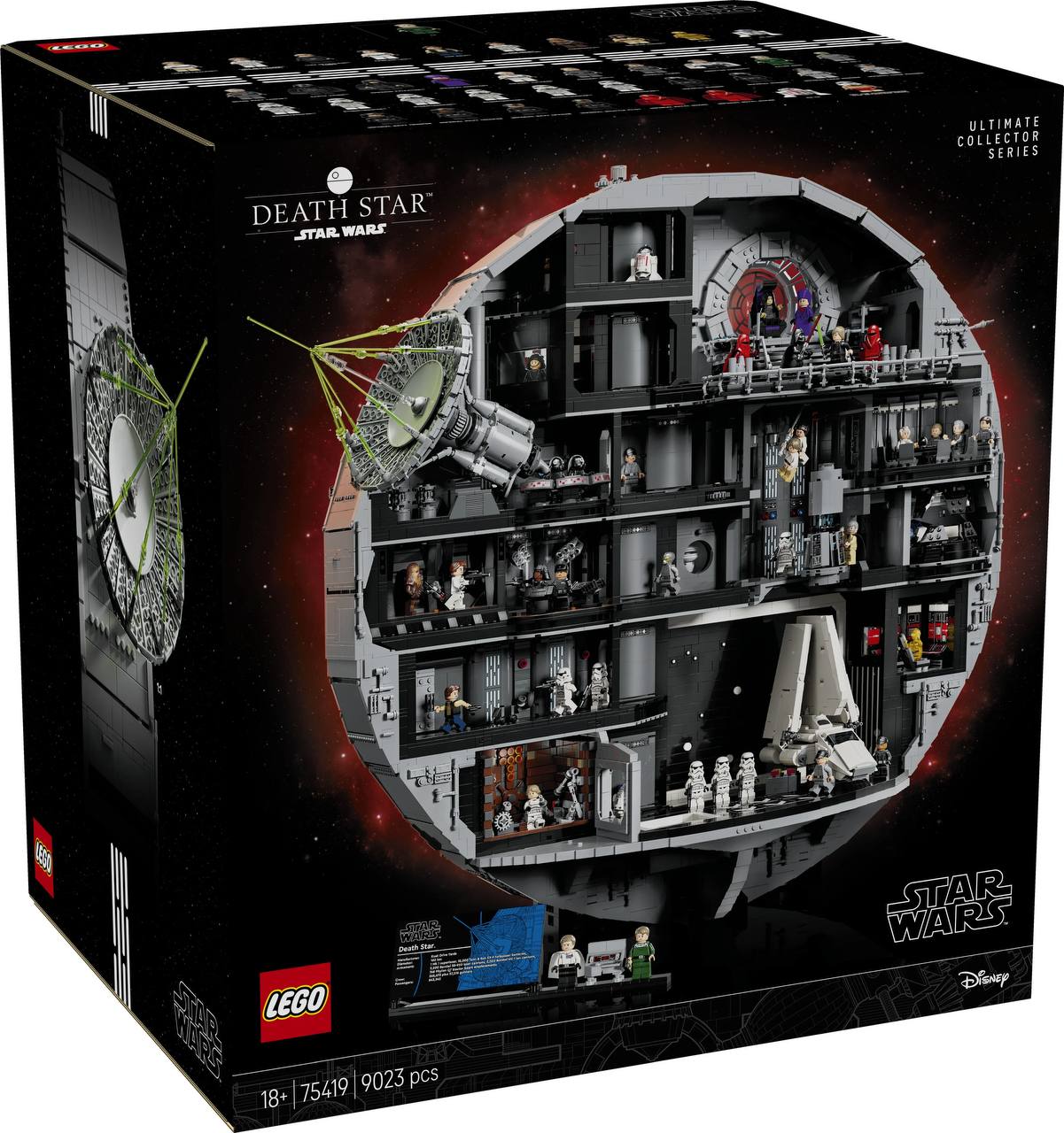 Lego анонсировала выпуск нового набора за 1000 долларов Модель Звезда смерти из Звездных войн станет самой дорогой в истории компании Конструктор представляет собой космическую станцию в разрезе он будет состоять из более чем девяти тысяч деталей В собранном виде Звезда смерти достигнет 70 сантиметров в высоту и 80 сантиметров в ширину Станция разделена на секторы в которых с помощью фигурок можно будет воссоздать известные сцены Продажи начнутся 4 октября Подпишись на Говорит Москва