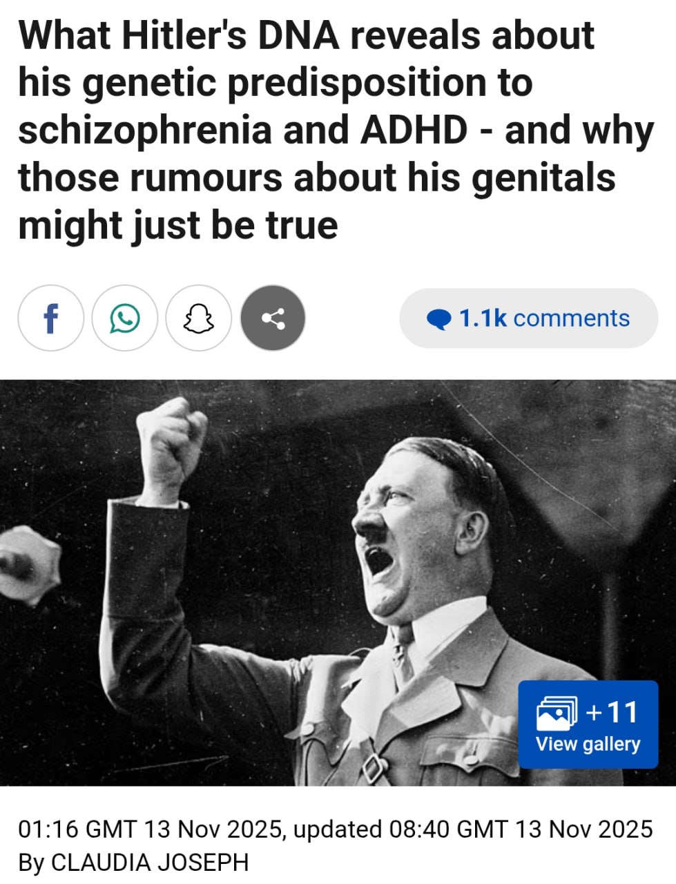 У Гитлера был микропенис Открытие сделали учёные изучив его ДНК Согласно данным у диктатора был синдром Каллмана болезнь тормозила созревание фаллоса Исследователи подкрепляют это тем что из высокопоставленных нацистов только у Гитлера не было детей Наконец то нормальные исследования Бэкдор