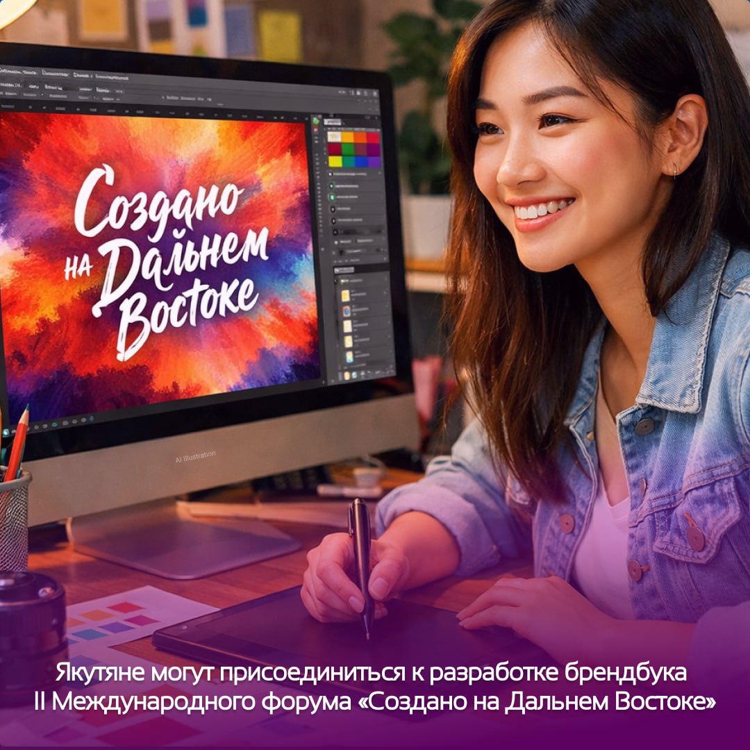 Креативщики Якутии могут поучаствовать в создании брендбука II Международного форума Создано на Дальнем Востоке Объявлен конкурс на создание единой визуальной концепции для II Международного форума креативных индустрий Создано на Дальнем Востоке который состоится в мае 2026 года в Бурятии Напомним первый форум прошел в Якутске в прошлом году Корпорация развития Дальнего Востока и Арктики КРДВ и Ozon приглашают к участию художников иллюстраторов дизайнеров ИИ креаторов и всех авторов способных создавать цифровой макет Призовой фонд 30 000 рублей 20 000 рублей 10 000 рублей Лучшие работы украсят официальную брендированную сувенирную продукцию Форума Условия участия размещены по ссылке
