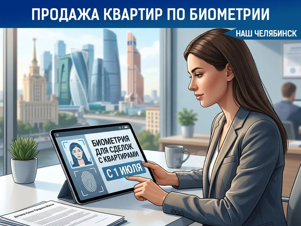 С 1 июля в России сделки с квартирами можно будет проводить с помощью биометрии Она заменит электронную подпись при удалённой продаже и покупке жилья Сейчас для таких сделок нужно заранее давать согласие в Росреестре Власти считают что это сделает сделки безопаснее потому что подделать биометрию сложно Но при этом пока не ясно не приведёт ли это к росту мошенничества из за упрощения процесса Может ли биометрия действительно защитить от мошенников Наш Челябинск новости без лапши Подпишись