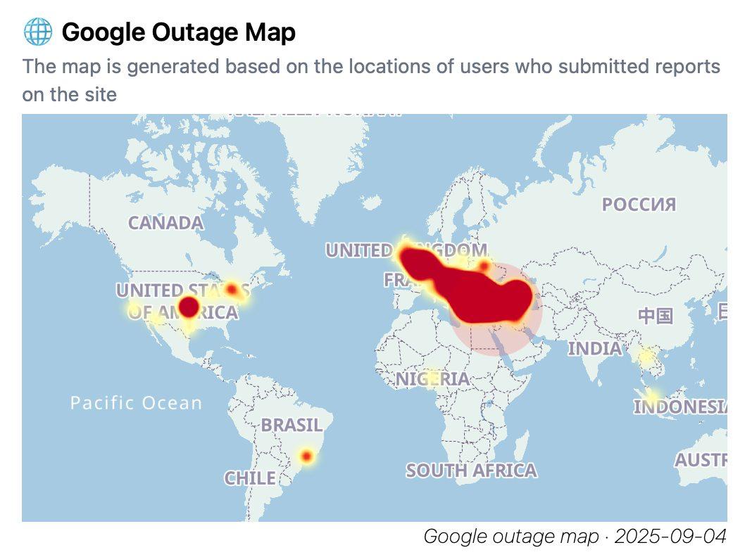 Google не работает по миру не загружаются Gmail YouTube и другие сервисы Но в России как ни странно работает есть проблемы работает concertzaal