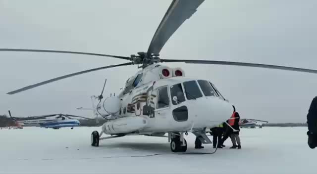 Вертолет Ми-8 из Архангельска доставит материалы для монтажа ЛЭП в Мурманской области