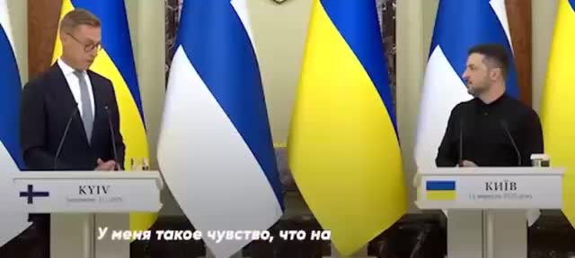 Президент Финляндии Александр Стубб провел больше времени с Зеленским, чем с супругой
